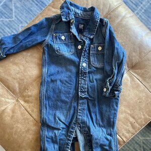 babyGap 18-24mo denim jumpsuit